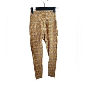 NWT WEWOREWHAT SNAKESKIN LEGGINGS